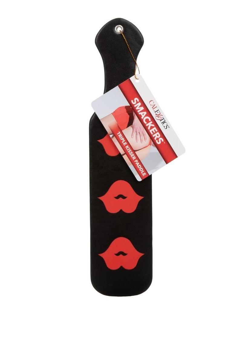 Smackers Triple Kisser Paddle - Black/Red