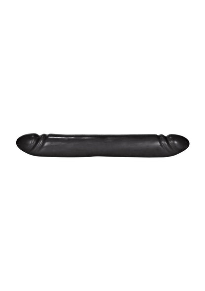 Smooth Double Dong Black Jack Dildo - Black - 12in