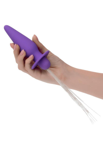 Southern Lights Rechargeable Silicone Vibrating Light Up Anal Probe - Purple