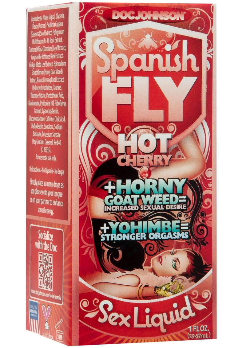 Spanish Fly Sex Drops Hot Cherry - 1oz