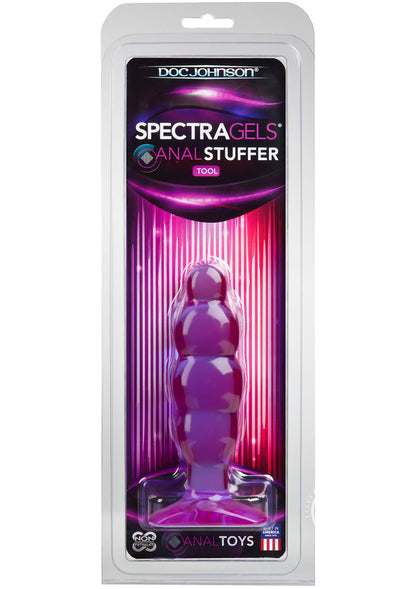 Spectragels Anal Toys - Anal Plug Stuffer Tool - Purple