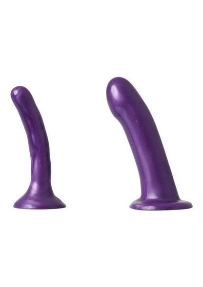 Sportsheets Anal Explorer Strap-On Harness Kit with 2 Silicone Dildos - Black/Purple