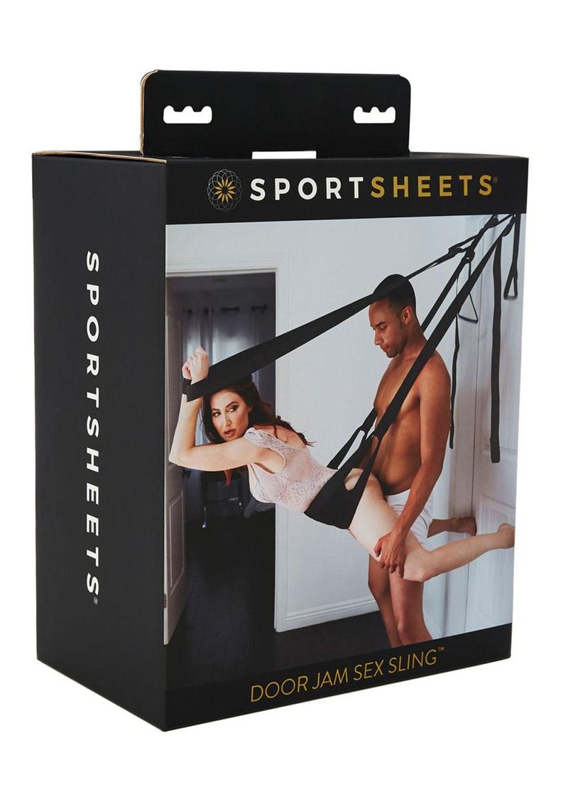 Sportsheets Door Jam Sex Sling - Black