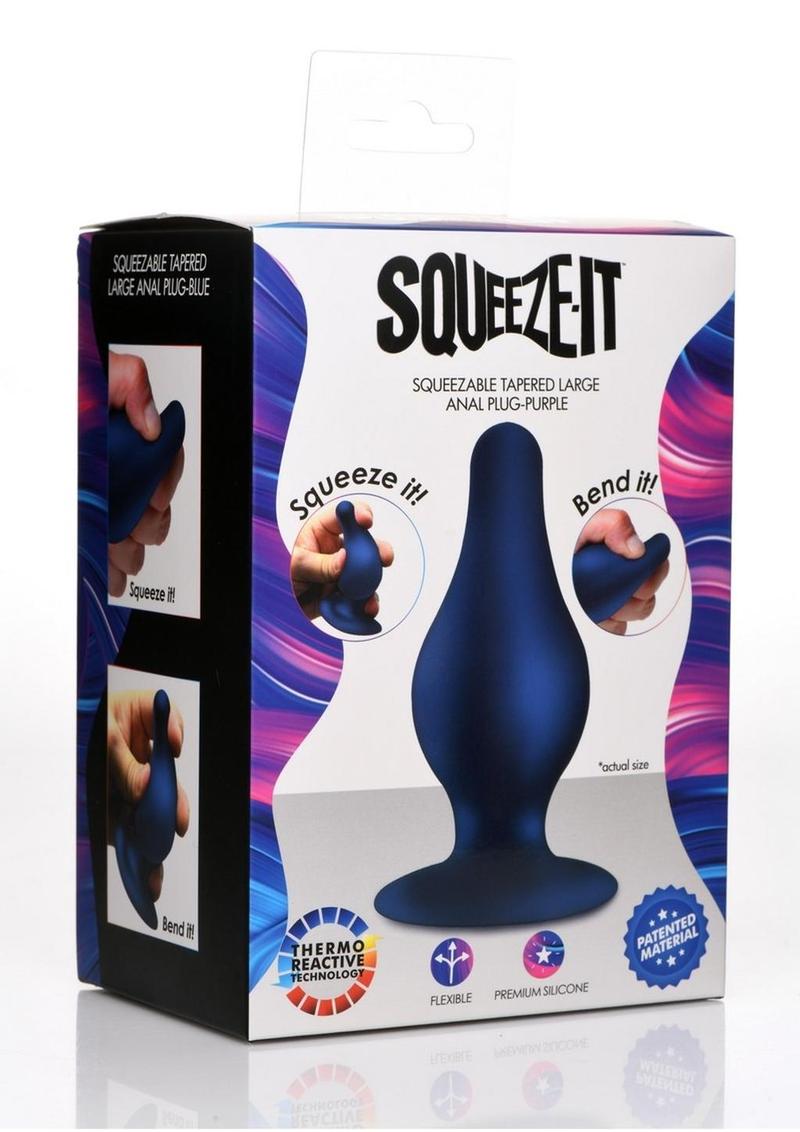 Squeeze-It Squeezable Silicone Tapered Anal Plug