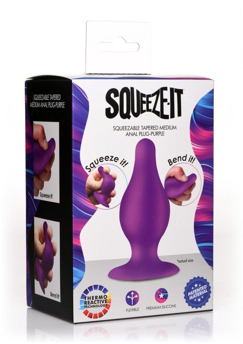 Squeeze-It Squeezable Silicone Tapered Anal Plug