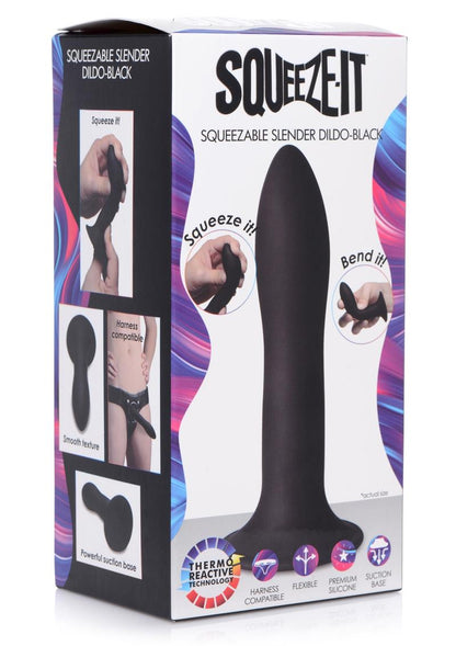 Squeeze-It Squeezable Slender Silicone Dildo