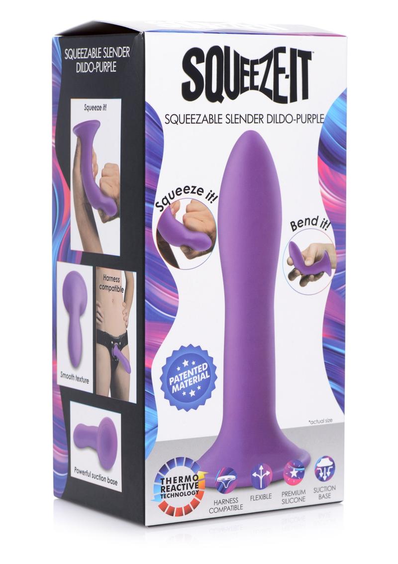 Squeeze-It Squeezable Slender Silicone Dildo