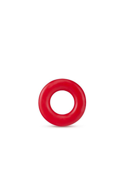 Stay Hard Donut Cock Rings - Red - 2 Pack