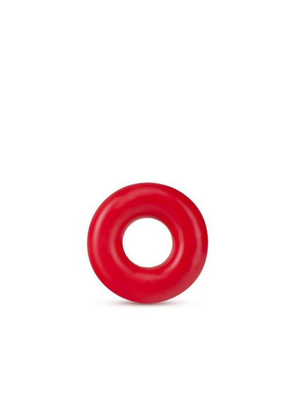 Stay Hard Donut Cock Rings Oversized - Red - 2 Pack