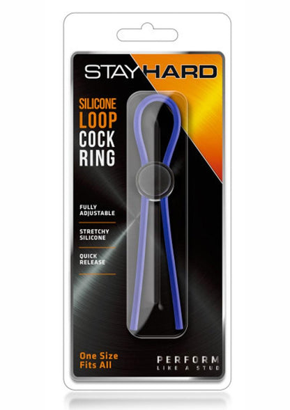 Stay Hard Silicone Loop Cock Ring