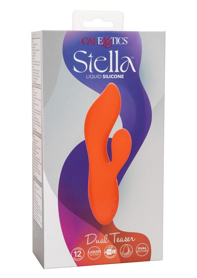 Stella Liquid Silicone Dual Teaser Rechargeable Vibrator