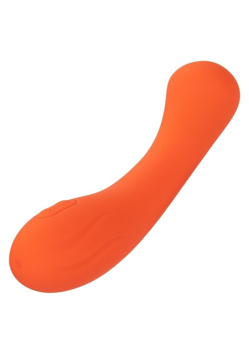 Stella Liquid Silicone G-Wand Rechargeable Vibrator - Orange