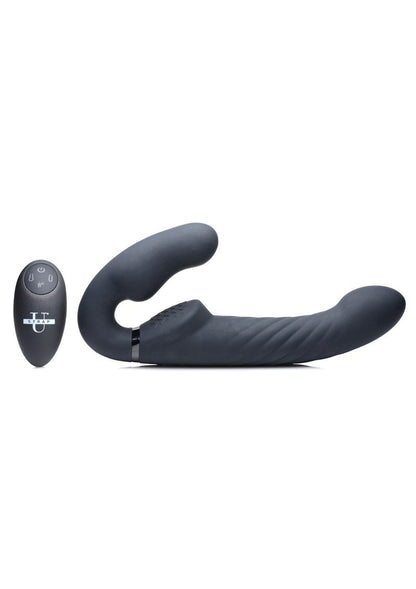 Strap U Ergo-Fit Twist Silicone Inflatable Rechargeable Strapless Strap-On