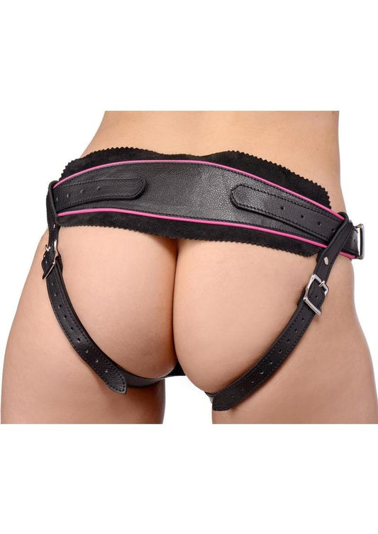 Strap U Flamingo Low Rise Strap-On - Black/Pink