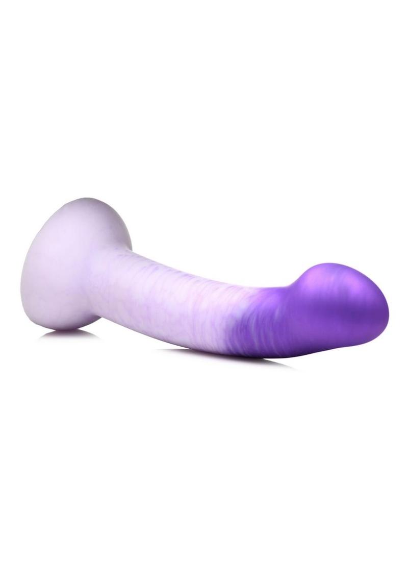 Strap U G-Swirl G-Spot Silicone Dildo - Purple