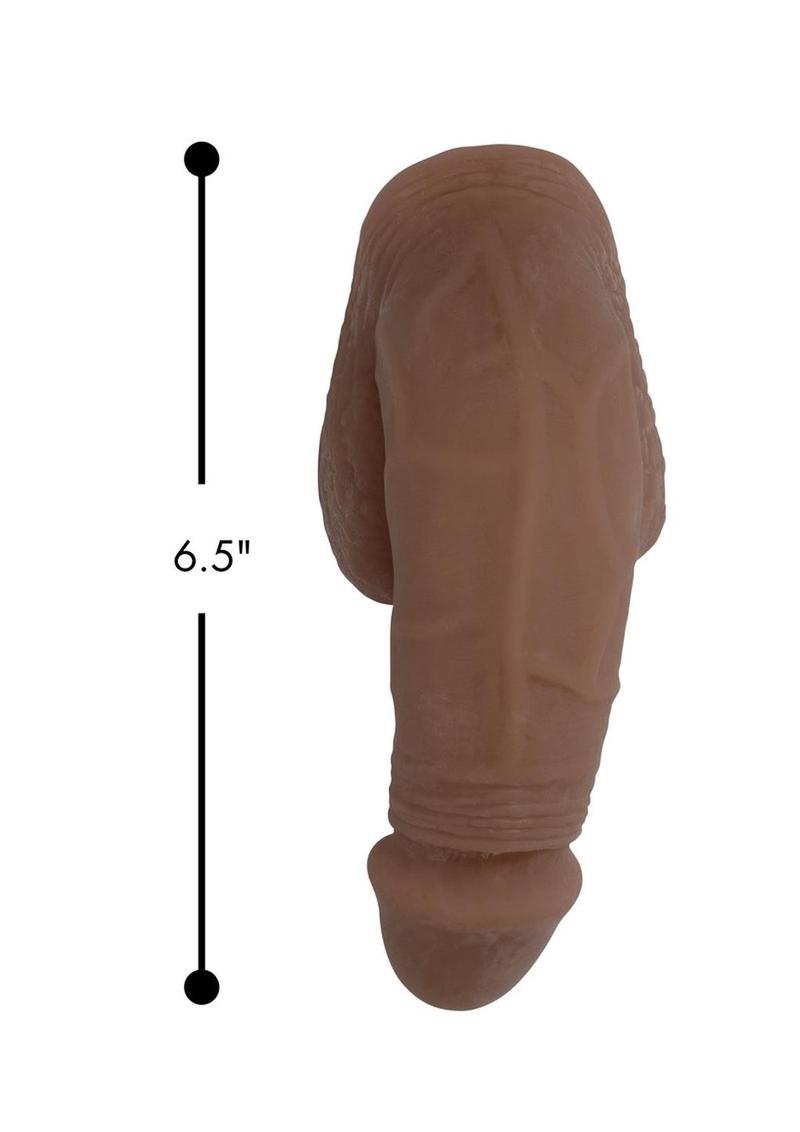 Strap-U Large Bulge Soft Packer Dildo - Caramel - 6.5in