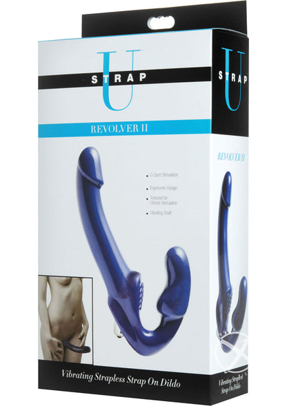 Strap U Revolver II Vibrating Strapless Strap-On