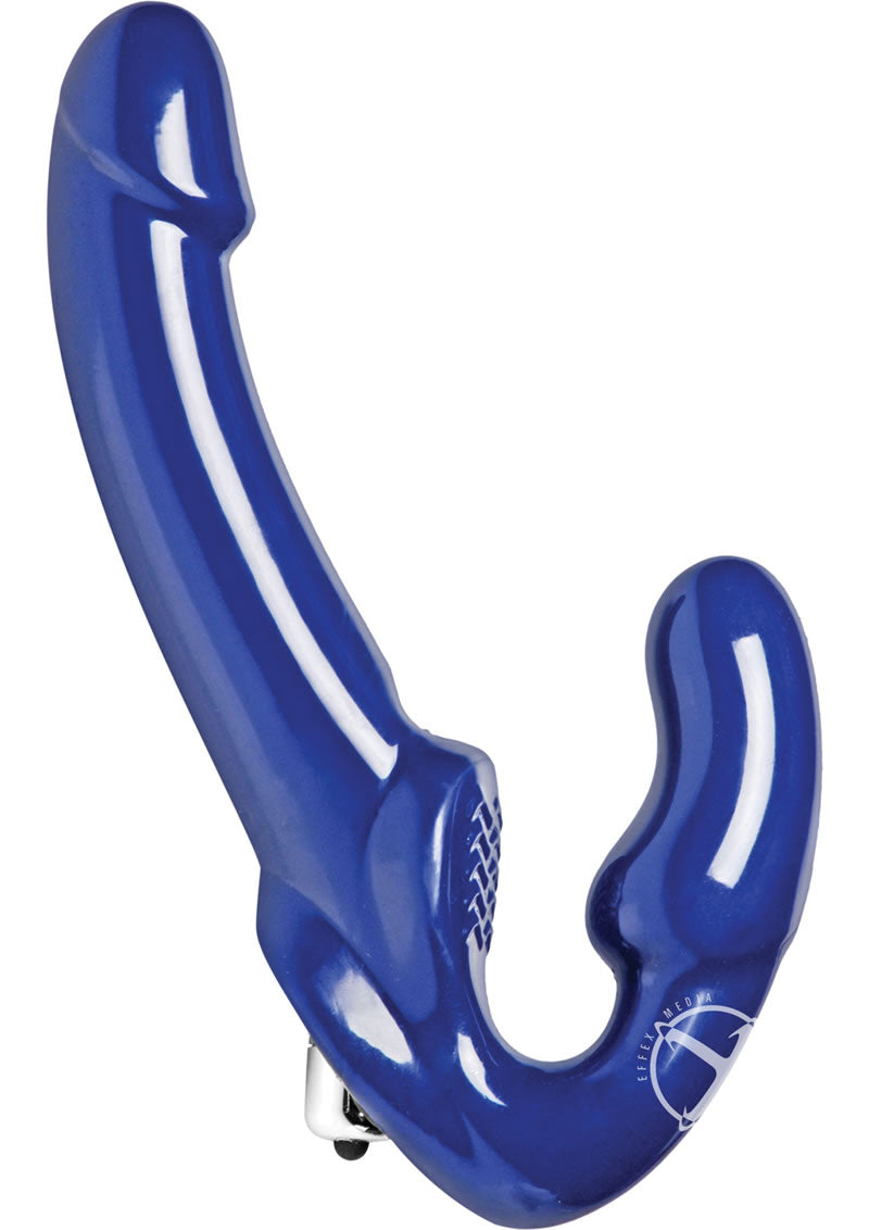 Strap U Revolver II Vibrating Strapless Strap-On - Blue/Purple