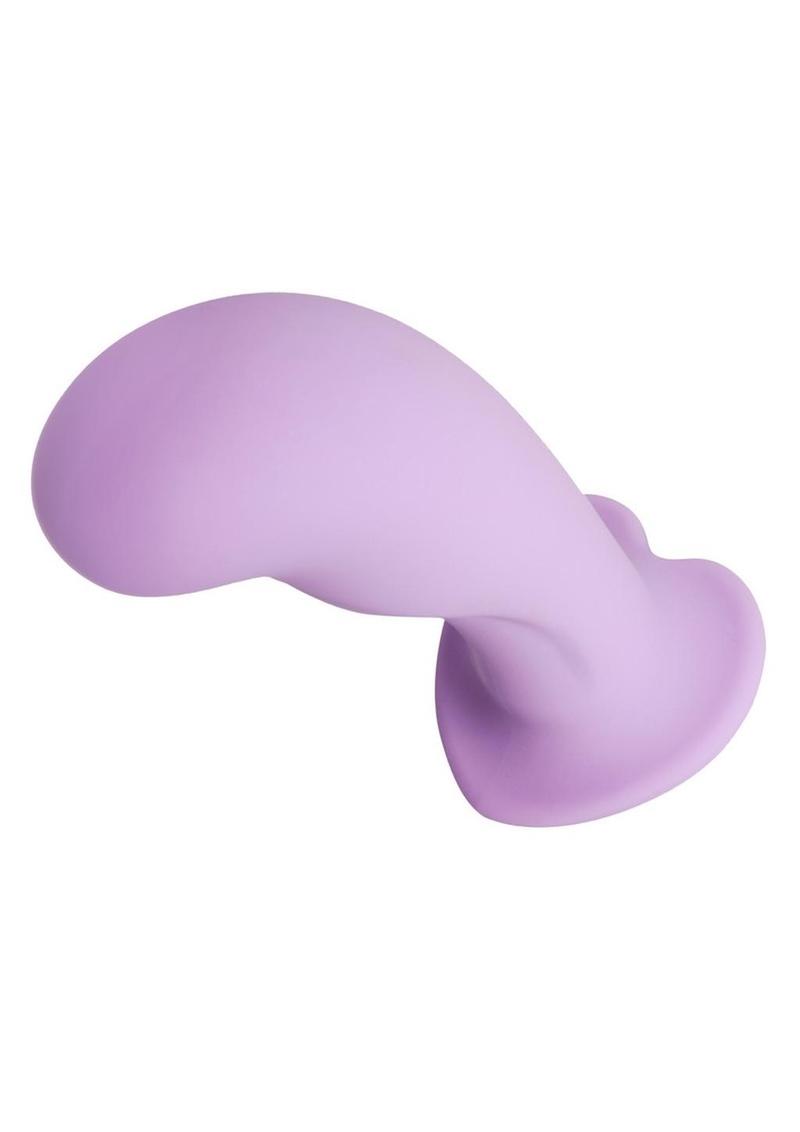 Strap U Royal Heart-On Silicone 6in Dildo - Purple