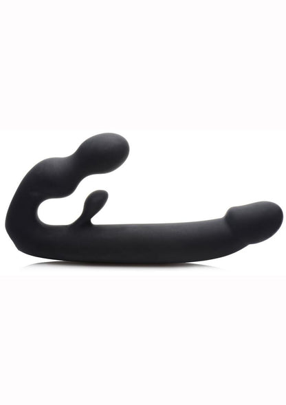 Strap U Tri-Volver Rechargeable Silicone Strapless Strap-On