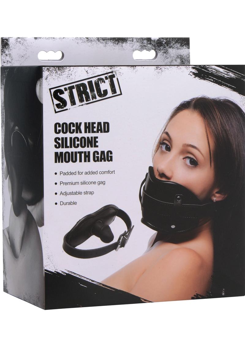 Strict Cock Head Silicone Mouth Gag