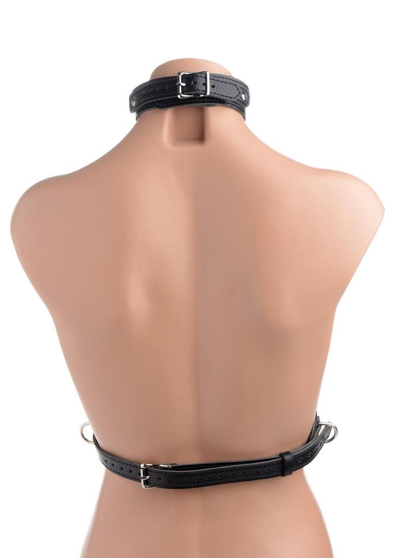 Strict Female Chest Harness - Black