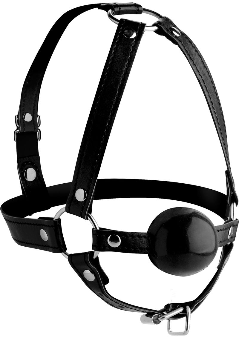 Strict Head Harness with Ball Gag