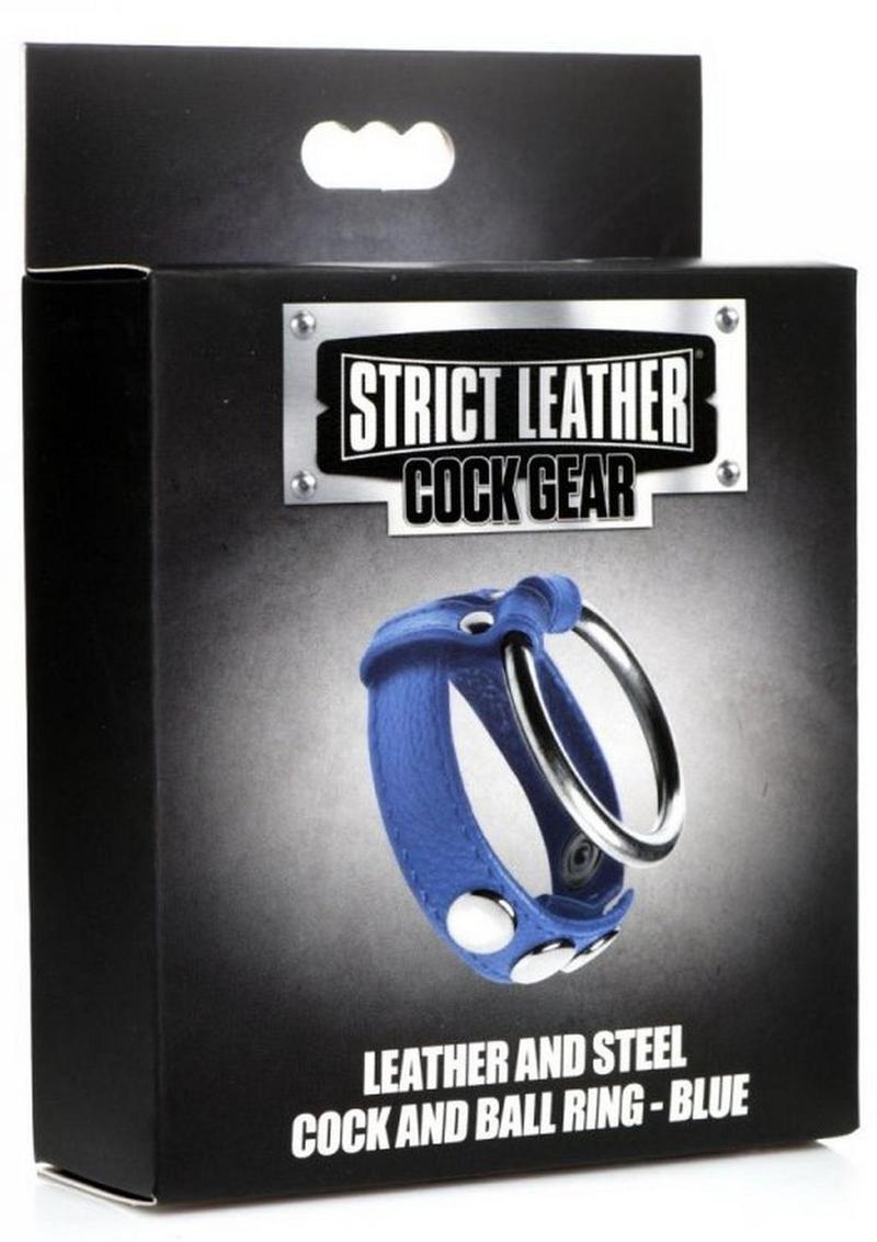 Strict Leather Cock Gear Leather and Steel Cock and Ball Ring