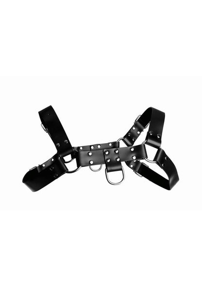 Strict Leather English Bull Dog Harness - Black