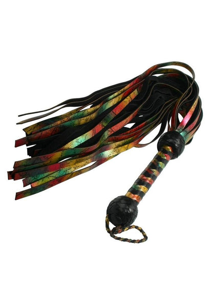 Strict Leather Rainbow Lambskin Flogger