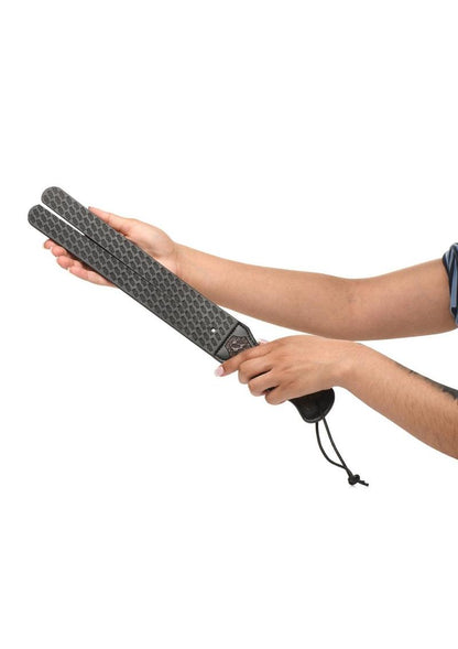 Strict Scottish Tawse Whip - Black/Brown