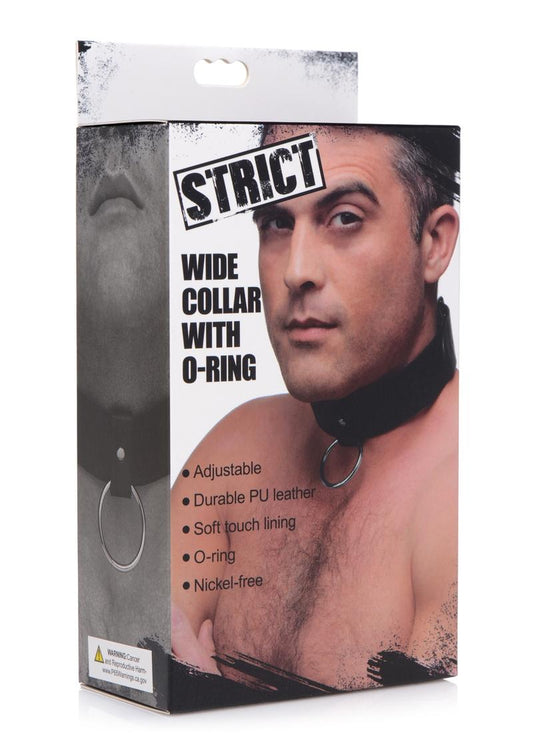 Strict Wide Collar with O-Ring - Black