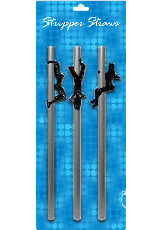 Stripper Straws Female - 3 Per Pack