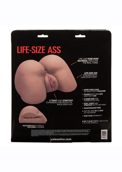 Stroke It Life-Size Masturbator - Ass - Chocolate