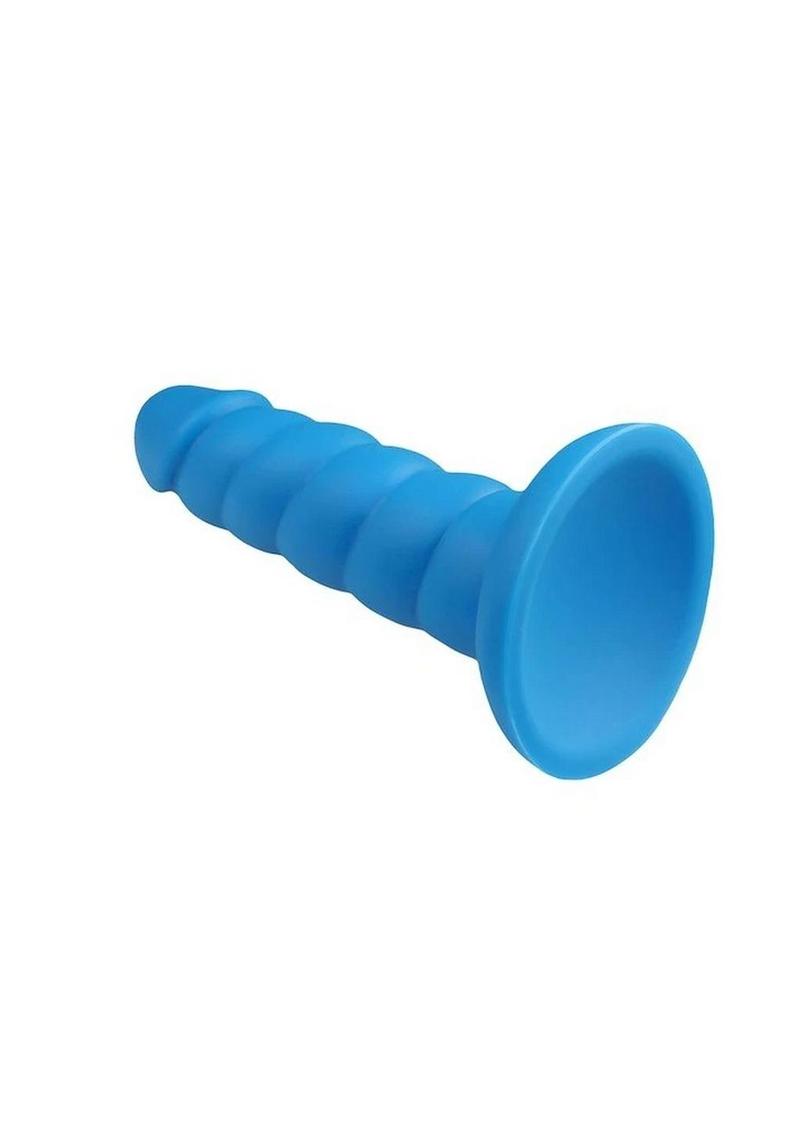 Suga' Daddy Silicone Dildo - Blue - 5.5in