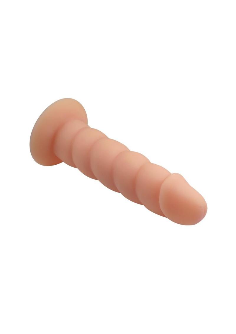 Suga' Daddy Silicone Dildo - Flesh/Vanilla - 7in