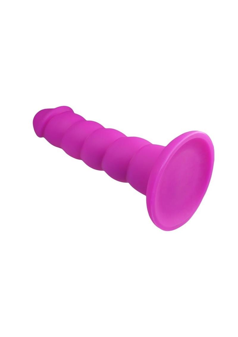 Suga' Daddy Silicone Dildo - Purple - 9.5in