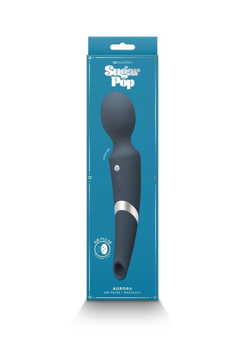 Sugar Pop Aurora Rechargeable Silicone Stimulator - Blue