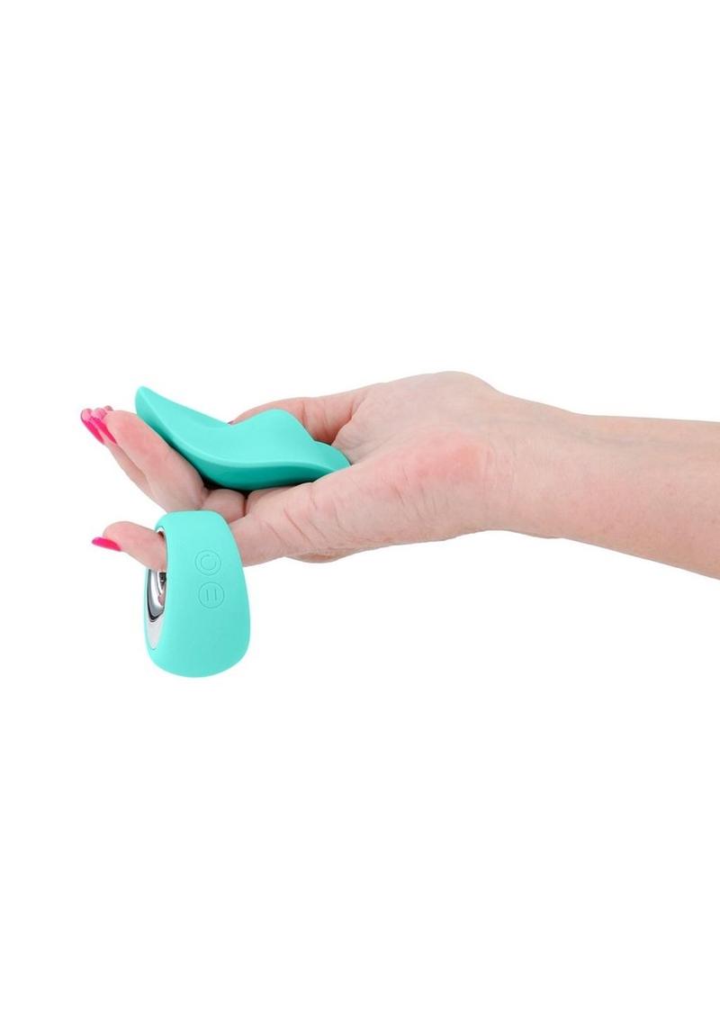 Sugar Pop Leila Rechargeable Silicone Panty Vibe - Teal