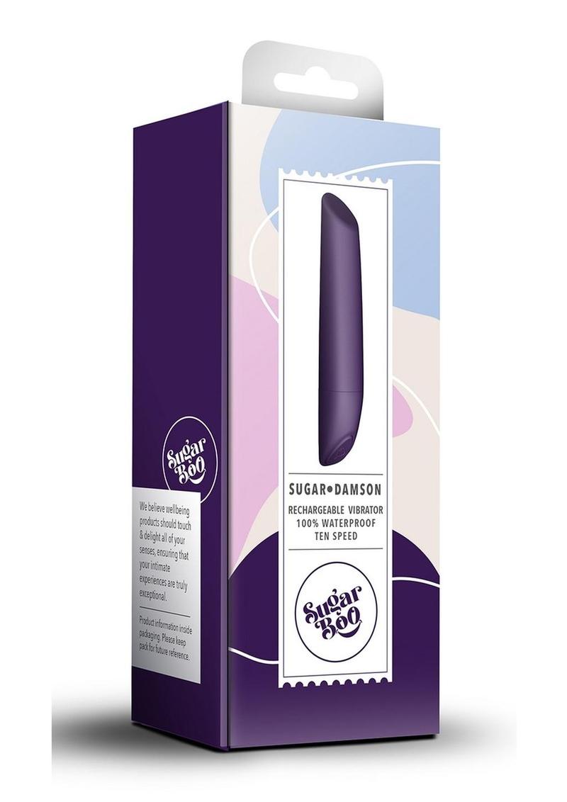 Sugarboo Sugar Damson Rechargeable Silicone Vibrator Bullet