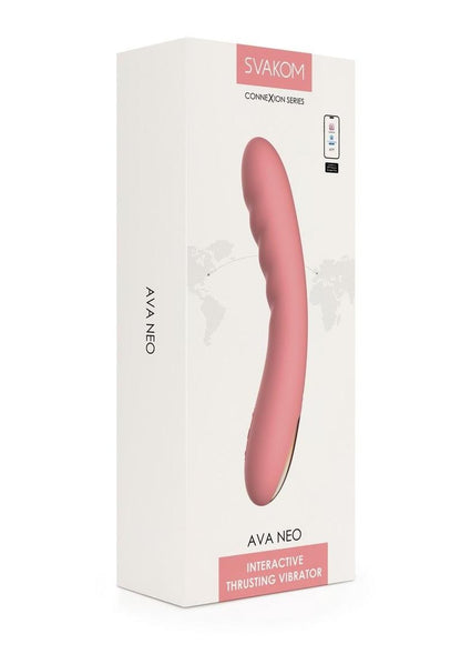 Svakom Ava Neo Rechargeable Silicone Vibrator with Remote