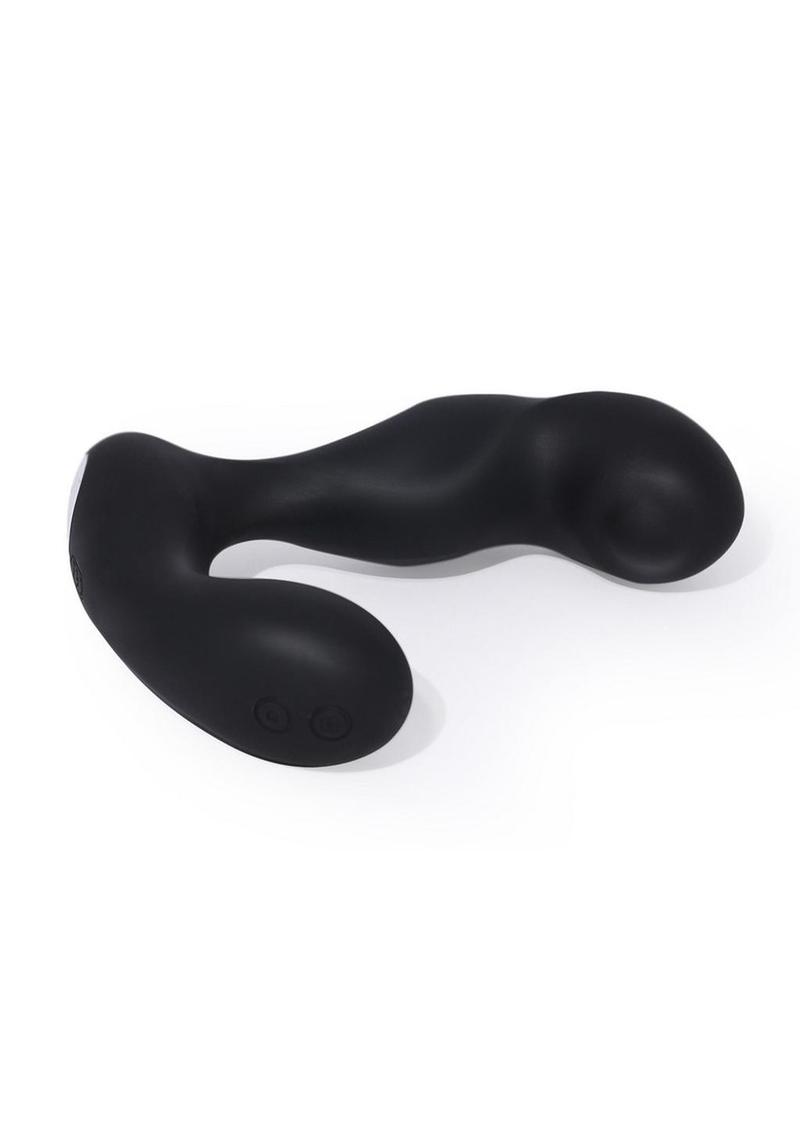 Svakom Iker Silicone Prostate and Perineum Vibrator - Black