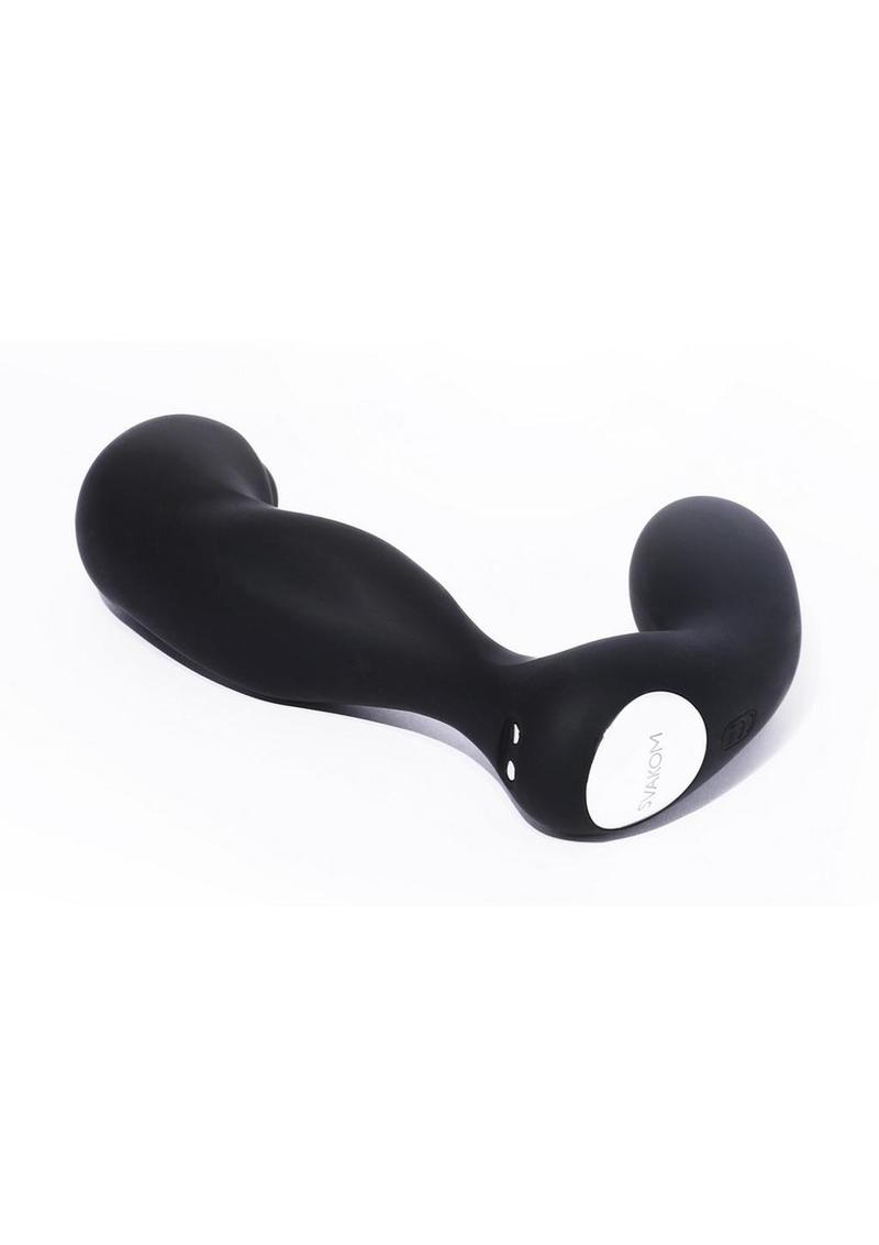 Svakom Iker Silicone Prostate and Perineum Vibrator - Black