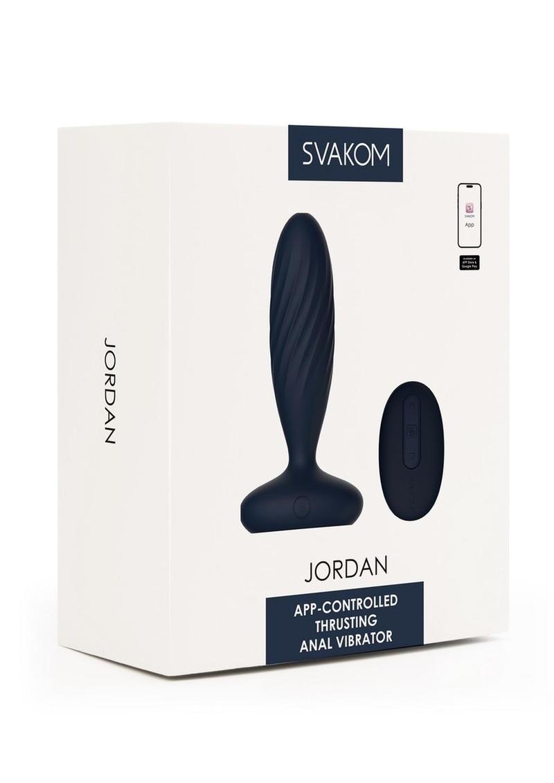 Svakom Jordan Rechargeable Silicone App Control Thrusting Anal Vibrator