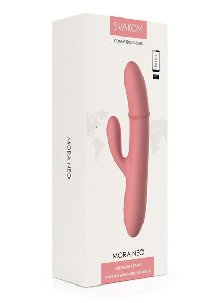 Svakom Mori Neo Rechargeable Silicone App Compatible Interactive Rabbit Vibrator