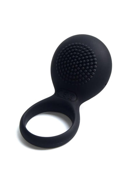 Svakom Tyler Silicone Rechargeable Clitoral Stimulator Couple's Ring - Black