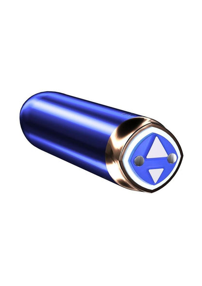 Swan Rechargeable Bullet - Blue/Rose Gold