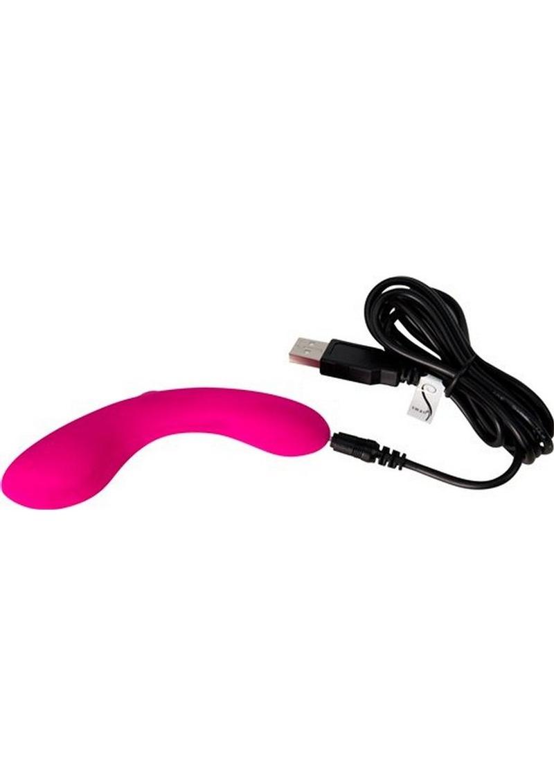 Swan Mini Swan Wand Rechargeable Silicone Massager - Pink