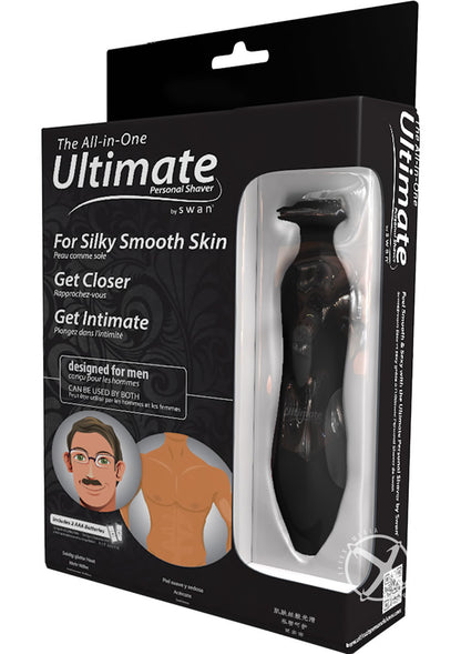 Swan The All In One Ultimate Personal Shaver Kit For Men - Black