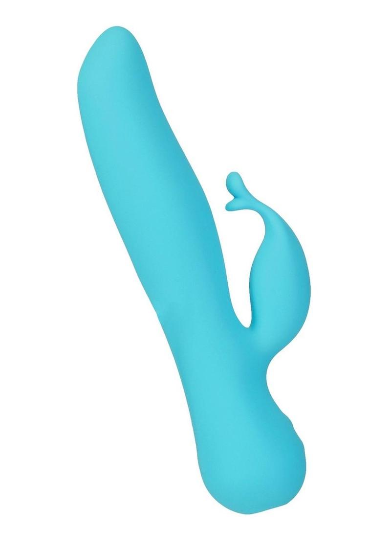 Swan The Kissing Swan Rechargeable Silicone Dual Action Rotate and Clitoral Vibrator